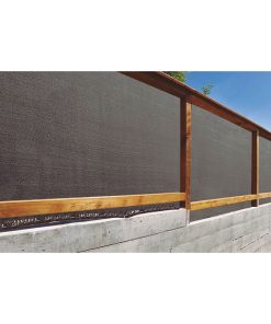 Malla Ocultación Verde oscuro 1,5 x 5m, 230 gr/m², Ocultación Total