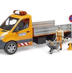 MERCEDES-BENZ SPRINTER FURGONETA SERVICIOS MUNICIPALES + CANDUCTOR + ACCESORIOS BRUDER 02677