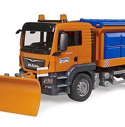 MAN TGS CAMION QUITANIEVES + NIVELADORA BRUDER 03785