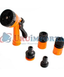 PISTOLA PLASTICA TIPO ROSETA 5PZ P/MA RIEGO LH-213