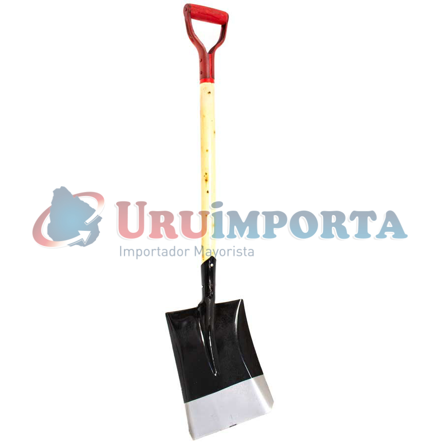 PALA DE PALEAR ECONOMICA PUNO METALICO ROJO LH-676