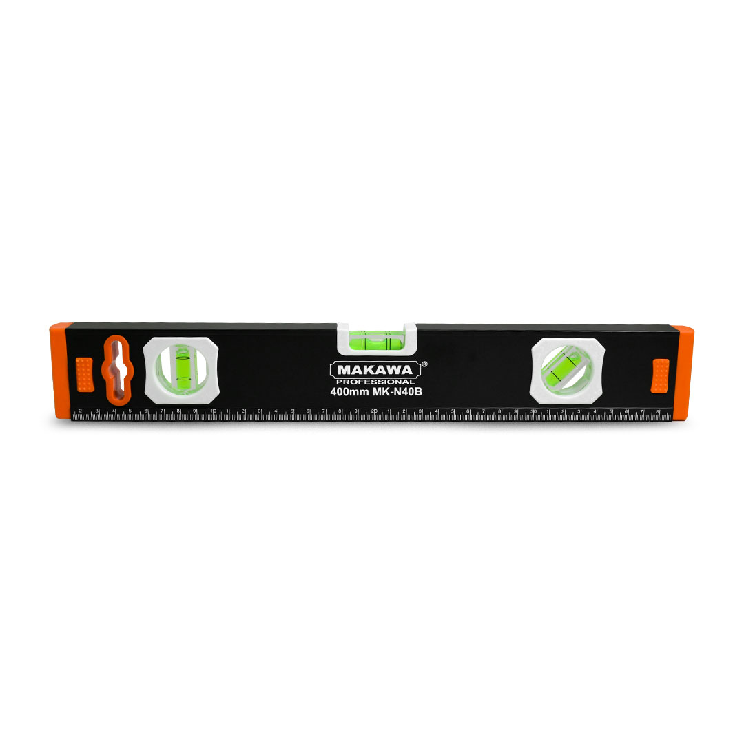 NIVEL METALICO 40CM 3 GOTAS MAKAWA MK-N40B - Imagen 2