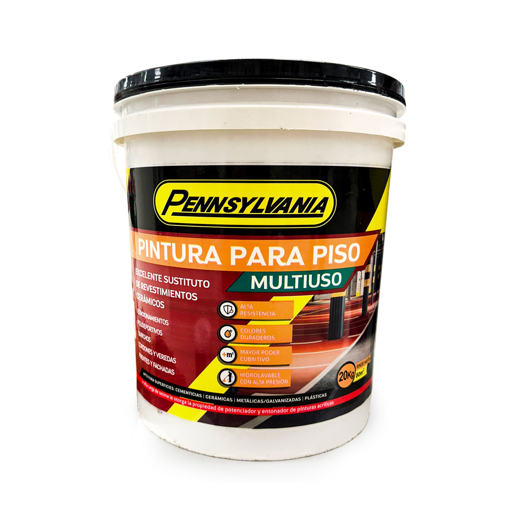 PINTURA PARA PISOS 20 KILOS BLANCA - Imagen 2