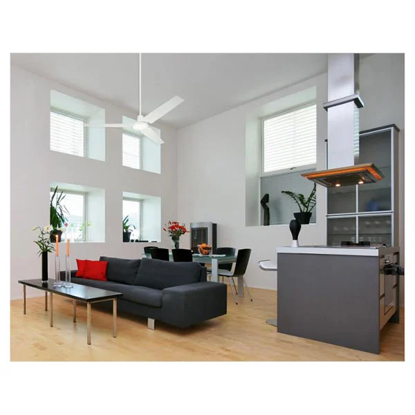 VENTILADOR DE TECHO CON LUZ 142CM INDUSTRIAL WHITE 72268 FARHO - Imagen 2