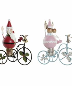 Adorno Navideño DKD Home Decor Metal (2 pcs) (15 x 9 x 19 cm)