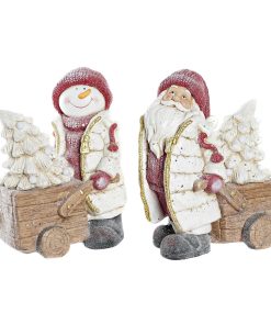 Adorno Navideño DKD Home Decor Magnesio (35 x 23 x 42 cm) (2 Unidades)