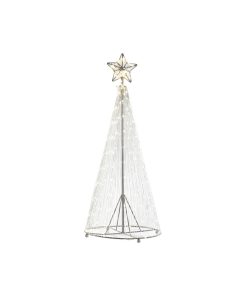 Árbol de Navidad DKD Home Decor Plateado Metal 25 x 25 x 60 cm