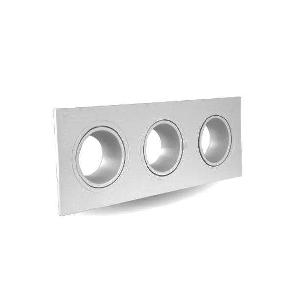 ARO DE DICROICA LISO BLANCO BUEMY X3 AD038 ILUMINIA
