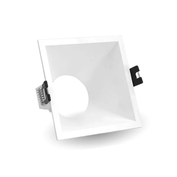 ARO DE DICROICA LISO BLANCO BUREY X1 AD410 ILUMINIA