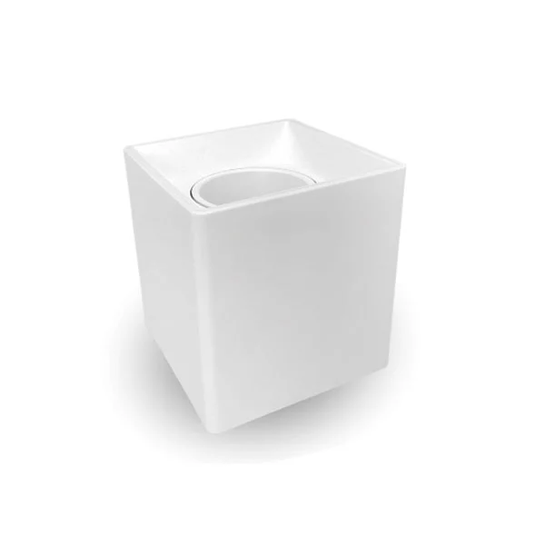ARO DE DICROICA LISO BLANCO BUREY X1 AD414 ILUMINIA