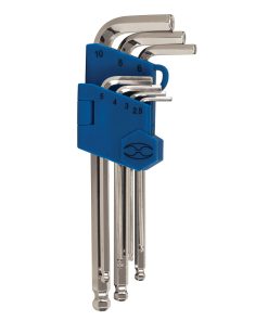 Juego 7 llaves allen largas mm punta bola con organizador Truper ALLX-7M 15548