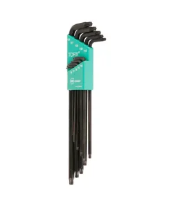 Llave TORX larga Jgo 10pza en estuche