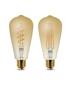 BOMBILLA FILAMENTO EDISON ST64 ALAMBEA 8W 2200K 560LM BF293 ILUMINIA
