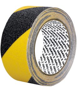 Rollo 5 m de cinta antiderrapante ama/negra 50mm c/abrasivo Truper CIA-25P 101448