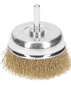 Carda de copa 2-3/4″ alambre grueso para taladro, Truper CO-3 11572