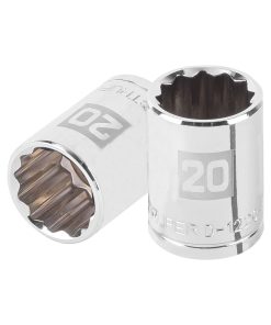 Dado de 20 mm, 12 puntas, cuadro 1/2″, Truper D-1220-EM 13534