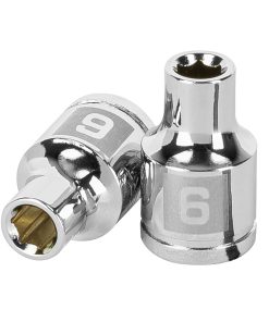 Dado de 6 mm, 6 puntas, cuadro 3/8″, Truper D-3806-HM 13670