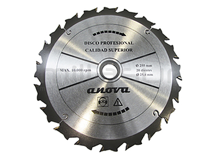 Disco de Widia Semi-Prof 255x3x25.4