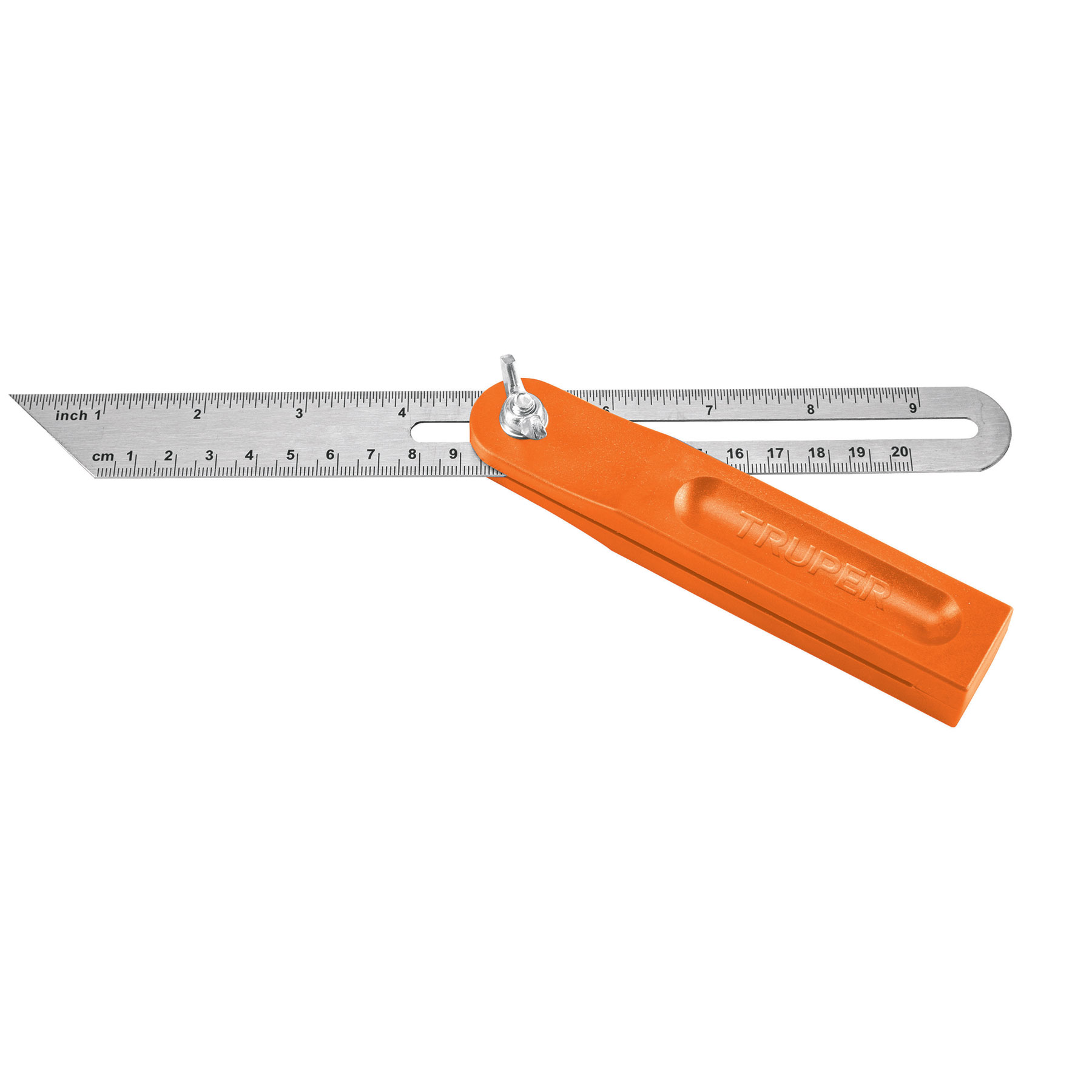 Escuadra falsa d/acero inoxidable 19cm / 6″ con mango de ABS Truper EFT-8 14382