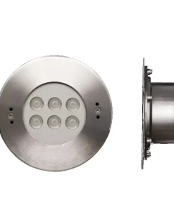 EMPOTRABLE SUMERGIBLE 180mm 6X2W IP68 RGB ASIMÉTRICO 45º-35º ESS6X3A-RGB BSV ELECTRONIC