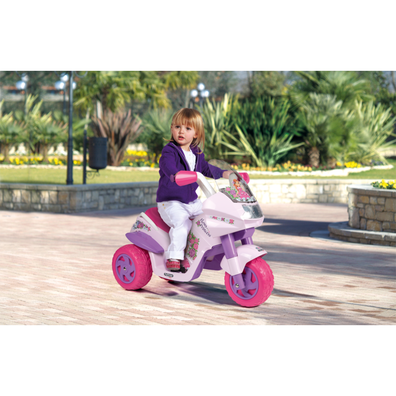 FLOWER PRINCESS MOTO INFANTIL A BATERIA PEG PEREGO IGED0923 - Imagen 5