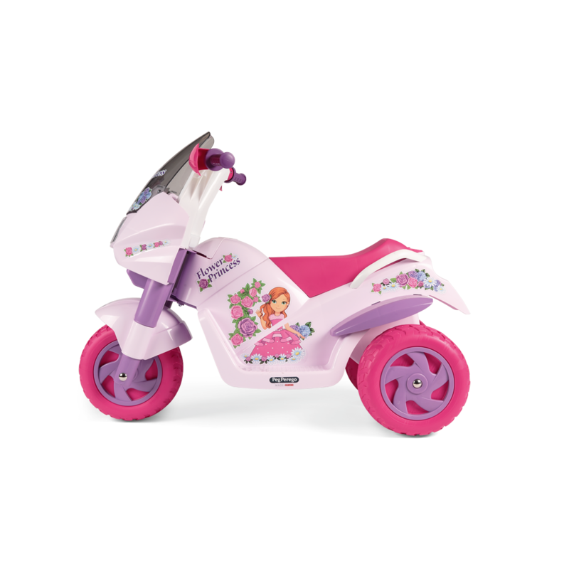 FLOWER PRINCESS MOTO INFANTIL A BATERIA PEG PEREGO IGED0923 - Imagen 7