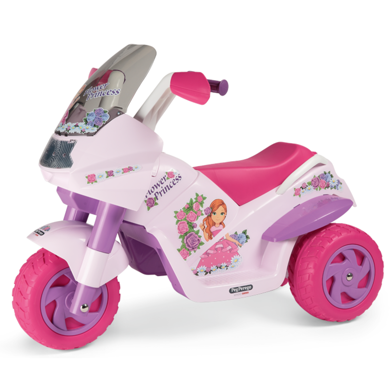 FLOWER PRINCESS MOTO INFANTIL A BATERIA PEG PEREGO IGED0923 - Imagen 6