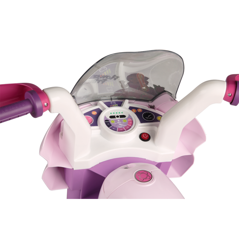 FLOWER PRINCESS MOTO INFANTIL A BATERIA PEG PEREGO IGED0923 - Imagen 4