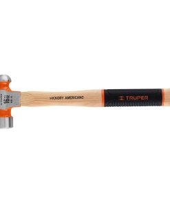 Martillo pulido de bola 16 oz mango hickory, Truper Grip MB-16 16902