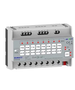 ACTUADOR DE REGULACIÓN RLC+LED DE 8 CANALES RE KNT 008 DINUY