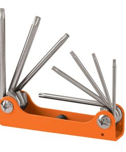 Juego de 8 llaves torx tipo navaja, cuerpo de lámina, Truper TORX-8 15569