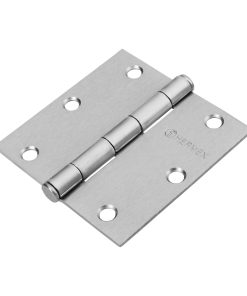 Bisagra cuadrada 3-1/2″ acero cromo mate, plana, BC-353P Hermex 43262