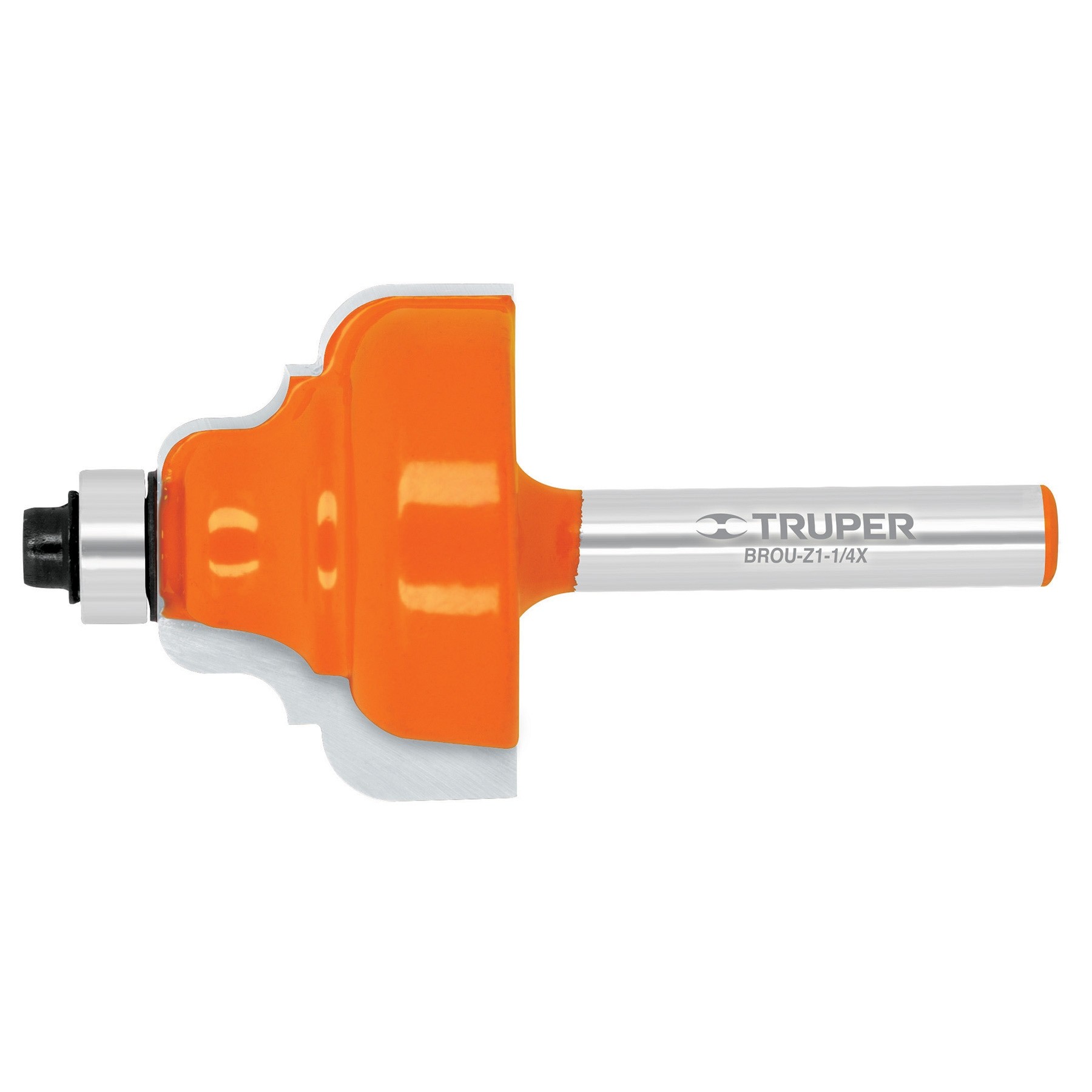 Broca para router, zafiro, 1-1/4″, con balero, Truper BROU-Z1-1/4X 10675