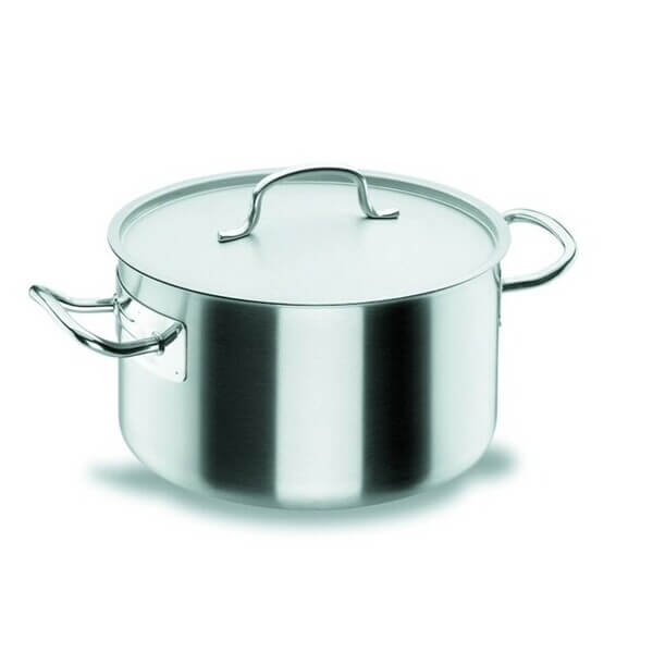 Cacerola alta Chef inox con tapa de Lacor