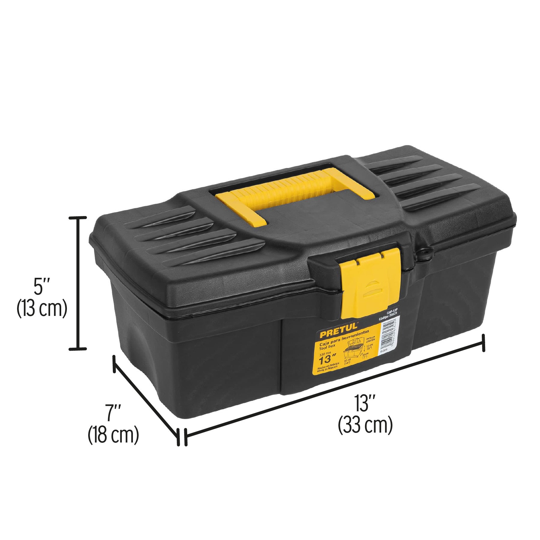 Caja para herramienta de 13″, Pretul CHP-13P 20531 - Imagen 2