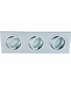 DOWNLIGHT EMPOTRABLE 4138/3-11 CUADRADO BASCULANTE 50W WENGUE