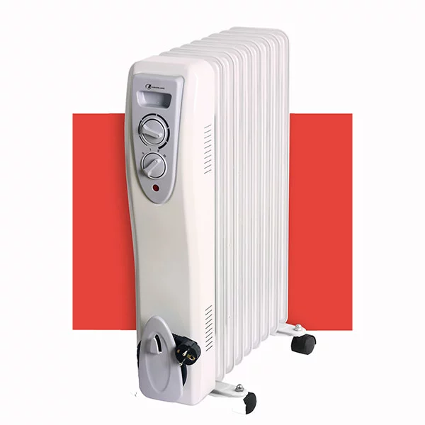 RADIADOR TERMOFLUIDO ACEITE PORTATIL AJUSTABLE 200W DENVER22 HAVERLAND