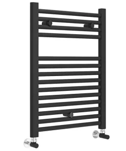 TOALLERO AGUA SERIE OCEAN RECTO 1110/500 NEGRO MATE OCEAN1110500NE EV CONFORT