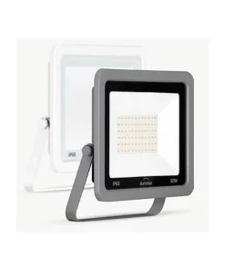 PROYECTOR LED BLANCO TYZAN 50W 3000K 4150LM LY709 ILUMINIA