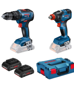 Kit Bosch GSB 18V-55 + GDX 18V-200C + 2 x 4 Ah Pro Core + L-Boxx