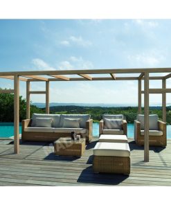 Pérgola de Madera Laminada Granada (Maderland) – Gardeneas