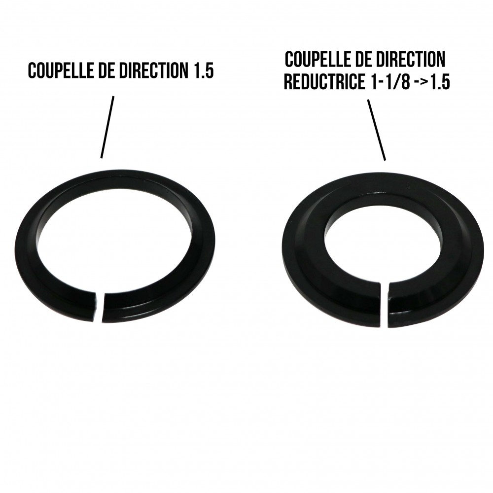 DIRECCIÓN PRIDE TI45 INTEGRADA CONICA NEGRA - Imagen 2