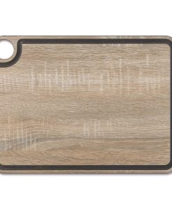 Tabla de corte ranurada color madera de 37,7×27,7 cm – Arcos 709200