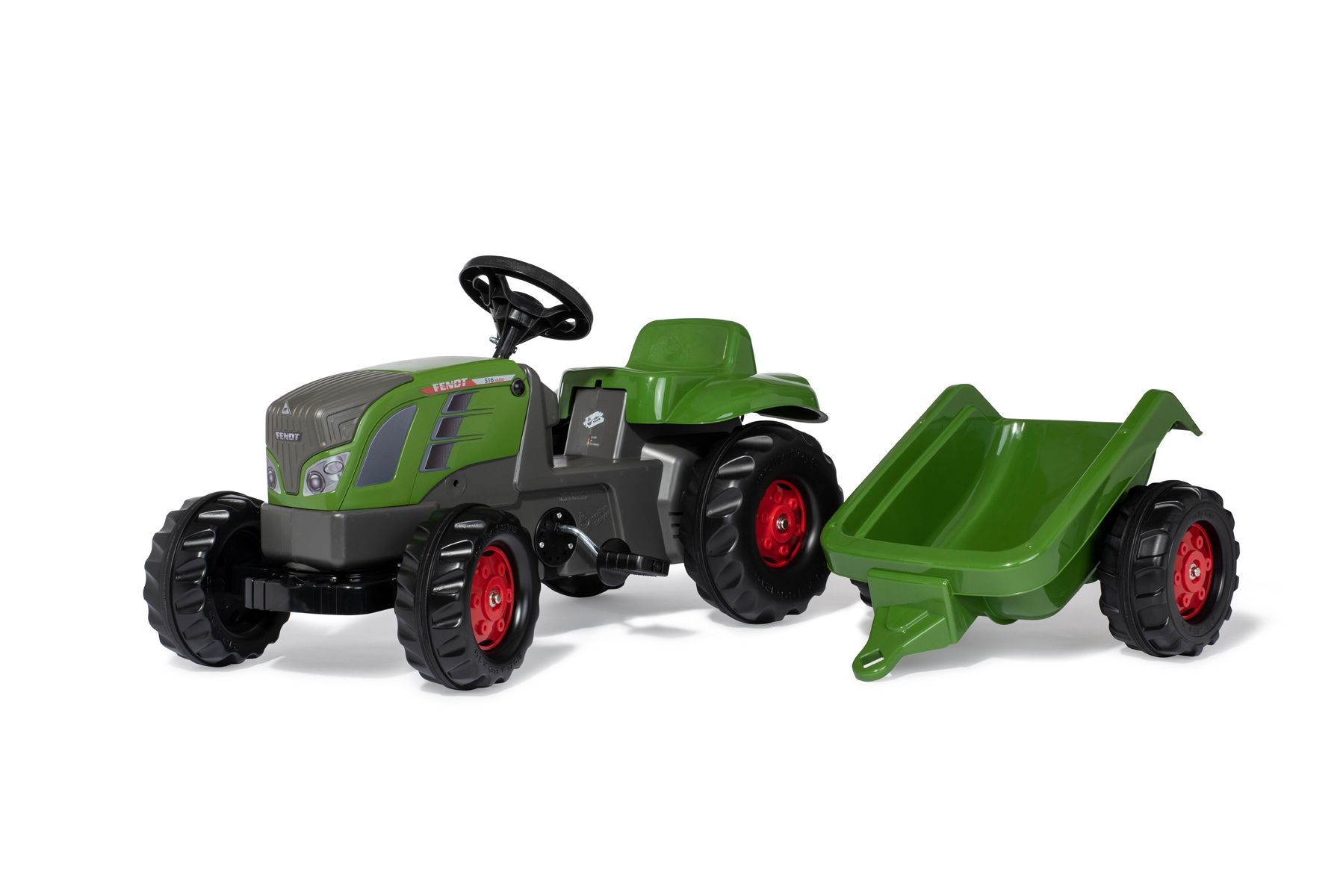 FENDT 516 VARIO CON REMOLQUE ROLLY KID TRACTOR A PEDALES ROLLY TOYS 013166