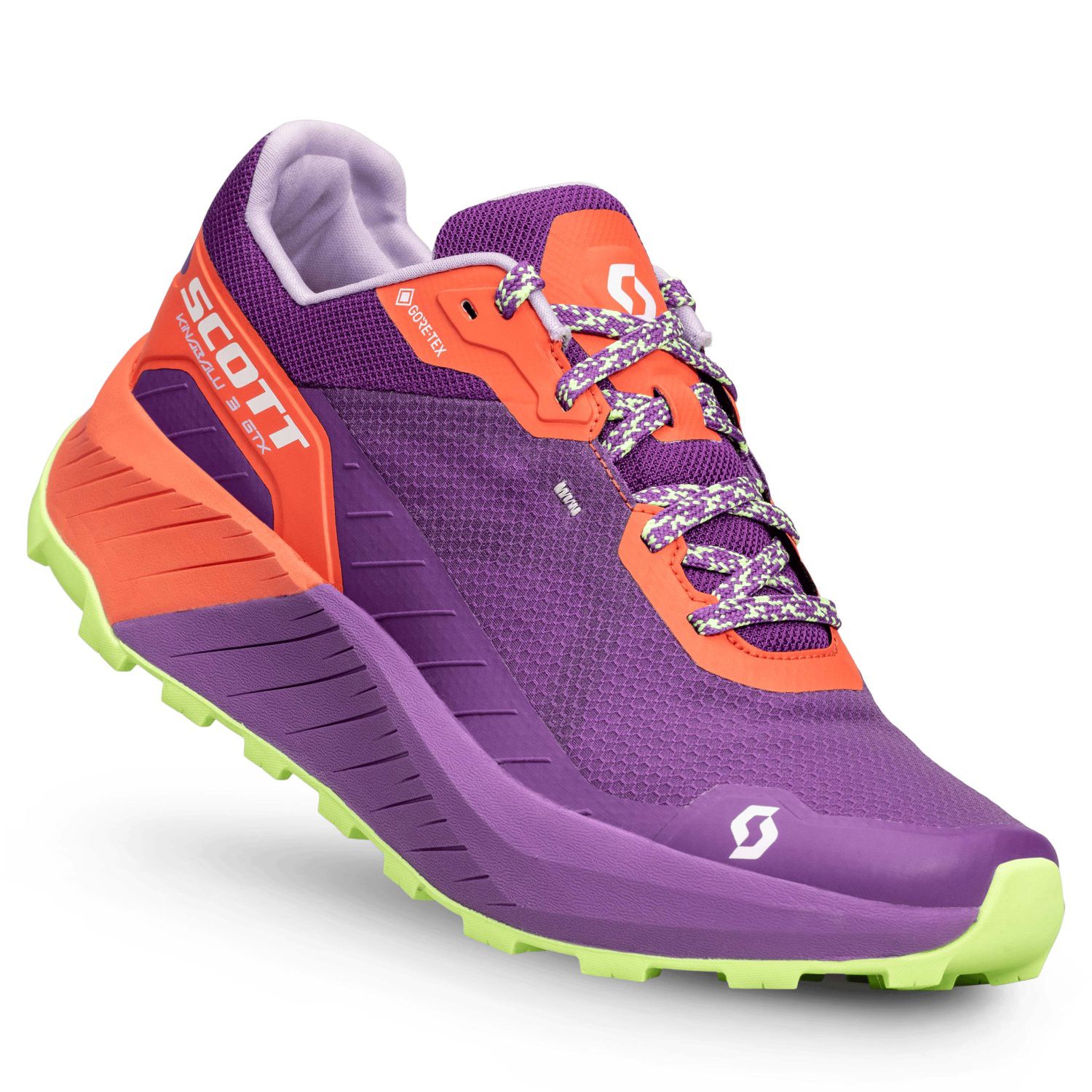 WS KINABALU 3 GTX VIOLETA VIVID / ROJA ASTRO GORE-TEX ZAPATILLAS CHICA SCOTT RUNNING 417797 - Imagen 3